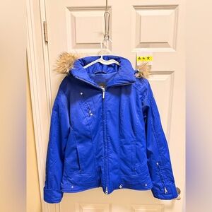 Women’s Nils Ski Jacket With Faux Fur Hood
